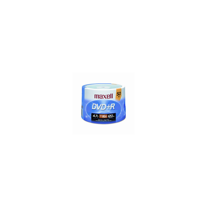 Maxell DVD+R 4.7GB 16x Spindle 50pk 4,7 GB 50 kpl