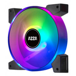 Azza HURRICANE II Tietokonekotelo Ilmanjäähdytin 12 cm musta, Valkoinen