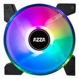 Azza HURRICANE II Tietokonekotelo Ilmanjäähdytin 12 cm musta, Valkoinen