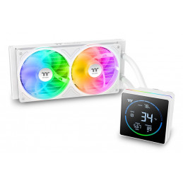 Thermaltake TH240-S V3 ARGB Suoritin All-in-one-nesteenjäähdytin 12 cm Valkoinen 1 kpl