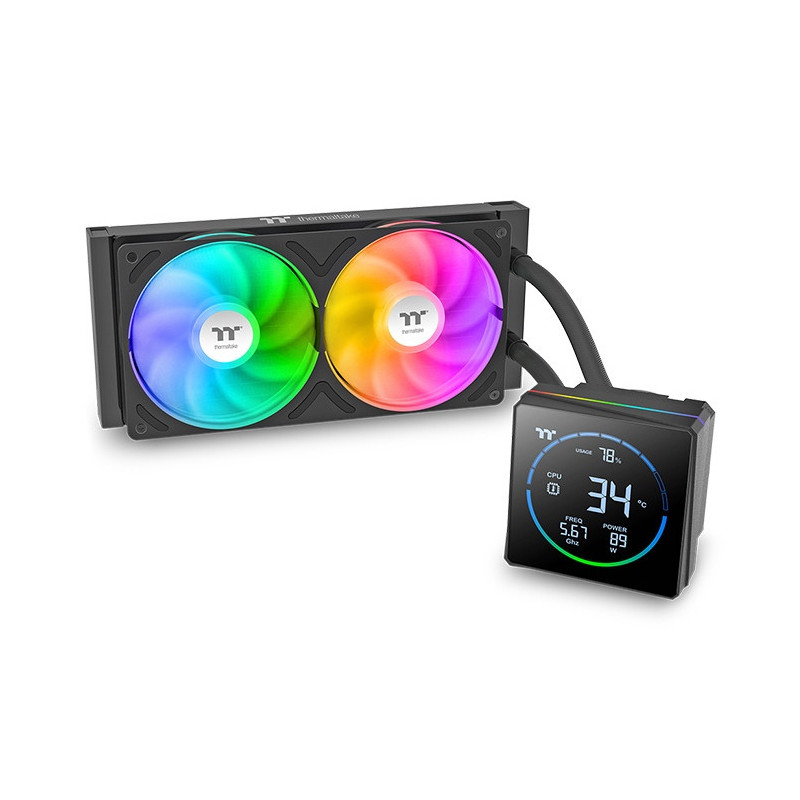Thermaltake TH240-S V3 ARGB Suoritin All-in-one-nesteenjäähdytin 12 cm musta 1 kpl