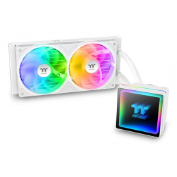 Thermaltake TH240 V3 ARGB Suoritin All-in-one-nesteenjäähdytin 12 cm Valkoinen 1 kpl