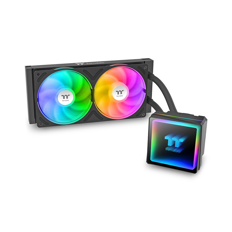 Thermaltake TH240 V3 ARGB Suoritin All-in-one-nesteenjäähdytin 12 cm musta 1 kpl
