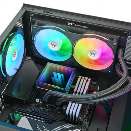 Thermaltake TH240 V3 ARGB Suoritin All-in-one-nesteenjäähdytin 12 cm musta 1 kpl