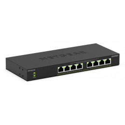 NETGEAR GS308LP Hallitsematon Gigabit Ethernet (10 100 1000) Power over Ethernet -tuki Työpöytä musta