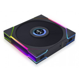 Lian Li Uni Fan TL LCD Tietokonekotelo, Suoritin Tuuletin 14 cm Musta 1 kpl