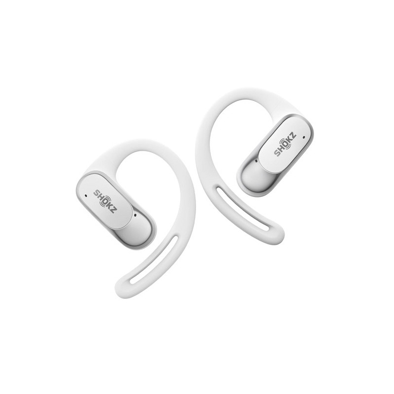 SHOKZ OpenFit Air, weiss Kuulokkeet Langaton Ear-hook Puhelut Musiikki Urheilu Päivittäinen Bluetooth Valkoinen