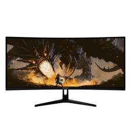Arozzi Nova 34″ Curved tietokoneen litteä näyttö 86,4 cm (34") 3440 x 1440 pikseliä 4K Ultra HD LED Musta