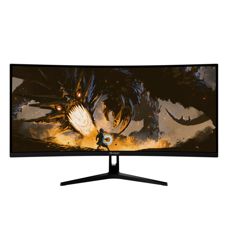 Arozzi Nova 34″ Curved tietokoneen litteä näyttö 86,4 cm (34") 3440 x 1440 pikseliä 4K Ultra HD LED Musta