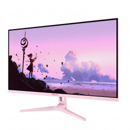 Arozzi Nova 32″ tietokoneen litteä näyttö 80 cm (31.5") 2560 x 1440 pikseliä Quad HD LED Vaaleanpunainen