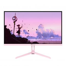 Arozzi Nova 24″ tietokoneen litteä näyttö 60,5 cm (23.8") 1920 x 1080 pikseliä Full HD LED Vaaleanpunainen