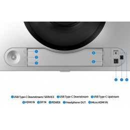 Samsung G91SD tietokoneen litteä näyttö 124,5 cm (49") 5120 x 1440 pikseliä Dual QHD OLED Hopea