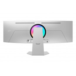 Samsung G95SC tietokoneen litteä näyttö 124,5 cm (49") 5120 x 1440 pikseliä Dual QHD OLED Hopea