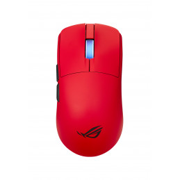 ASUS ROG Harpe II Ace RED hiiri Pelaaminen Oikeakätinen RF Wireless + Bluetooth + USB Type-A Optinen 42000 DPI