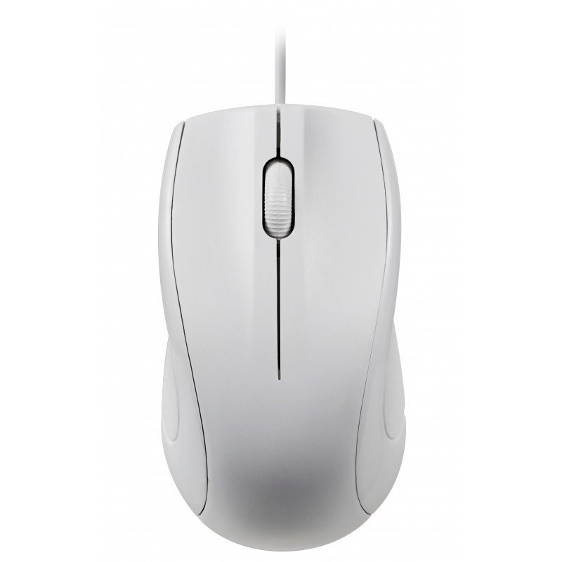 Deltaco MS-711-W hiiri Universaali Molempikätinen USB Type-C Optinen 1200 DPI