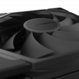 Alpenföhn Panorama 2 Suoritin Ilmanjäähdytin 9,2 cm Musta 1 kpl