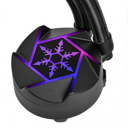 Silverstone VIDA 120 SLIM Tietokonekotelo Nestejäähdytyspakkaus 12 cm Musta 1 kpl