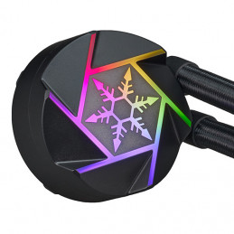 Silverstone VIDA 240 SLIM Tietokonekotelo Nestejäähdytyspakkaus 12 cm Musta