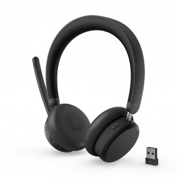 Lenovo ANC Headset 6550 Kuulokkeet Langaton Pääpanta Toimisto puhelukeskus USB Type-C Bluetooth Musta