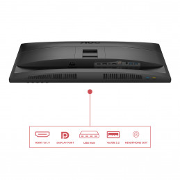 AOC 27E4CV tietokoneen litteä näyttö 68,6 cm (27") 1920 x 1080 pikseliä Full HD LED Musta