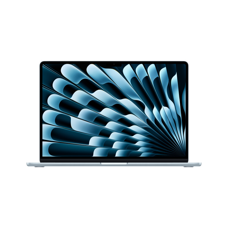 Apple MacBook Air Apple M M5 Kannettava tietokone 38,9 cm (15.3") 16 GB 512 GB SSD Wi-Fi 7 (802.11be) macOS Tahoe Sininen