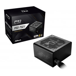 Asrock PRO-750G virtalähdeyksikkö 750 W 24-pin ATX ATX Musta