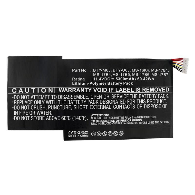 CoreParts MBXMSI-BA0006 kannettavan tietokoneen varaosa Akku