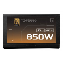 Thermalright KG-850 virtalähdeyksikkö 850 W 20+4 pin ATX ATX Musta