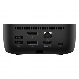HP USB-C 100W G6 Dock Langallinen USB 3.2 Gen 2 (3.1 Gen 2) Type-C Musta