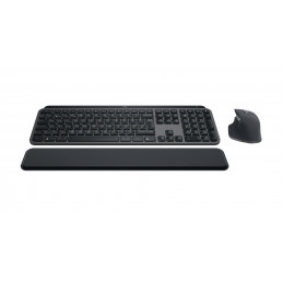 Logitech MX Keys S Combo näppäimistö Sisältää hiiren Office Bluetooth Pohjoismainen Grafiitti