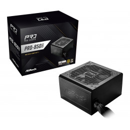 Asrock PRO-850G virtalähdeyksikkö 850 W 24-pin ATX ATX Musta