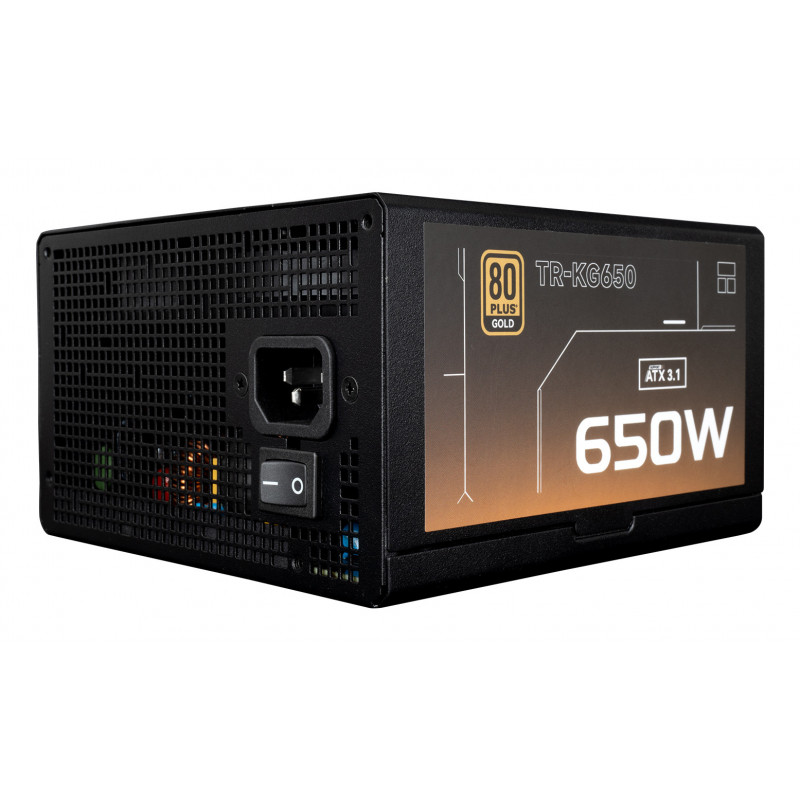 Thermalright KG-650 virtalähdeyksikkö 650 W 20+4 pin ATX ATX Musta
