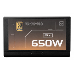 Thermalright KG-650 virtalähdeyksikkö 650 W 20+4 pin ATX ATX Musta