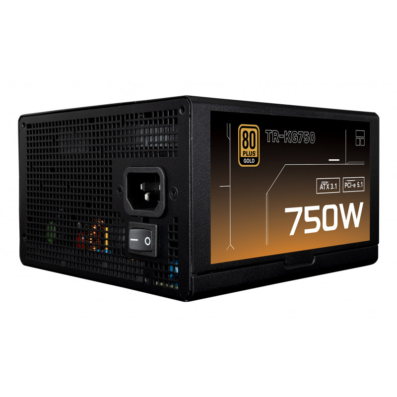 Thermalright KG-750 virtalähdeyksikkö 750 W 20+4 pin ATX ATX Musta