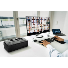 APC BV1000I-GR UPS-virtalähde Linjainteraktiivinen 1 kVA 600 W 4 AC-pistorasia(a)