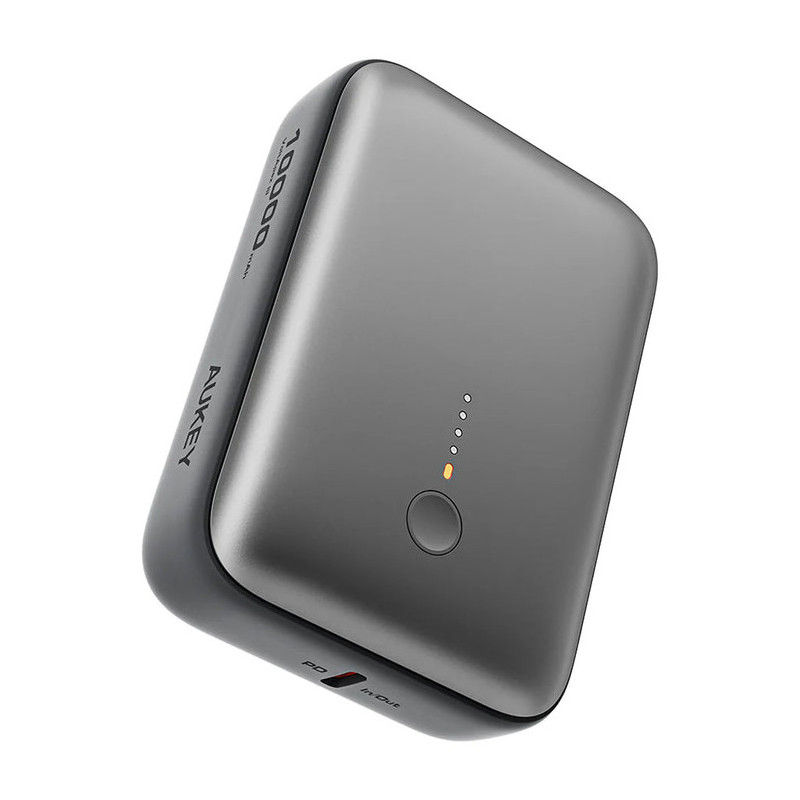 AUKEY 157000 akku- ja paristolaturi 10000 mAh Harmaa