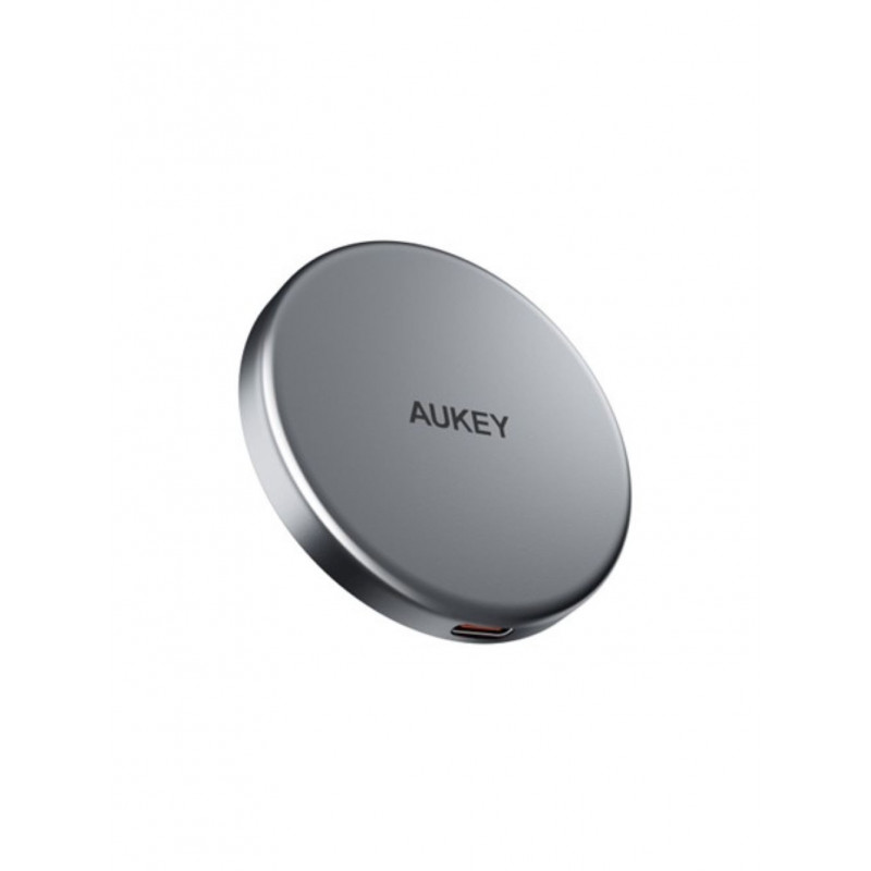 AUKEY MagFusion Aura Magnetic 15W Matkapuhelin Hopea USB Langaton lataaminen Pikalataus Sisätila