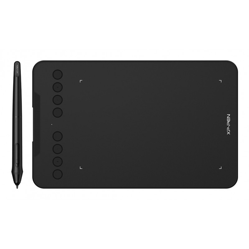 XPPen Deco mini7 V2 Drawing Pad piirtopöytä Musta 5080 lpi 177,8 x 111,1 mm USB