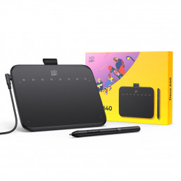 XPPen Deco 640 Drawing Pad piirtopöytä Musta 5080 lpi 160 x 90 mm USB