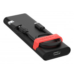 Verbatim 32261 tallennusaseman kotelo SSD-kotelo Musta, Punainen M.2 USB-virta