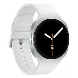 Samsung Galaxy Watch 8 3,3 cm (1.3") AMOLED 40 mm Digitaalinen 438 x 438 pikseliä Kosketusnäyttö 4G Hopea Wi-Fi GPS