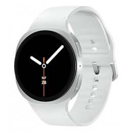 Samsung Galaxy Watch 8 3,81 cm (1.5") AMOLED 44 mm Digitaalinen 480 x 480 pikseliä Kosketusnäyttö Hopea Wi-Fi GPS (satelliitti)