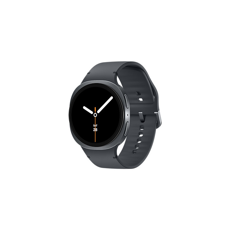 Samsung Galaxy Watch 8 3,81 cm (1.5") AMOLED 44 mm Digitaalinen 480 x 480 pikseliä Kosketusnäyttö Grafiitti Wi-Fi GPS
