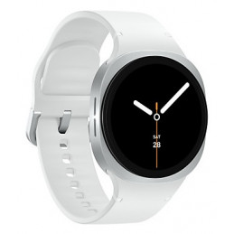Samsung Galaxy Watch 8 3,3 cm (1.3") AMOLED 40 mm Digitaalinen 438 x 438 pikseliä Kosketusnäyttö Hopea Wi-Fi GPS (satelliitti)