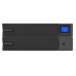 PowerWalker VFI 3000 ICR IoT UPS-virtalähde Taajuuden kaksoismuunnos (verkossa) 3 kVA 3000 W 9 AC-pistorasia(a)