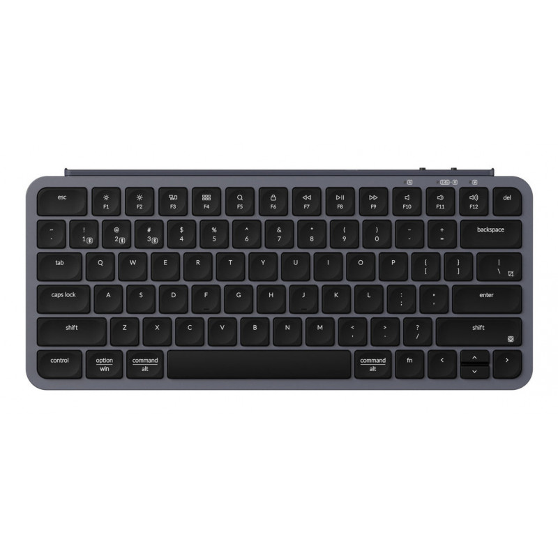 Keychron B1P-K1-BO näppäimistö Koti  Toimisto USB + RF Wireless + Bluetooth Harmaa