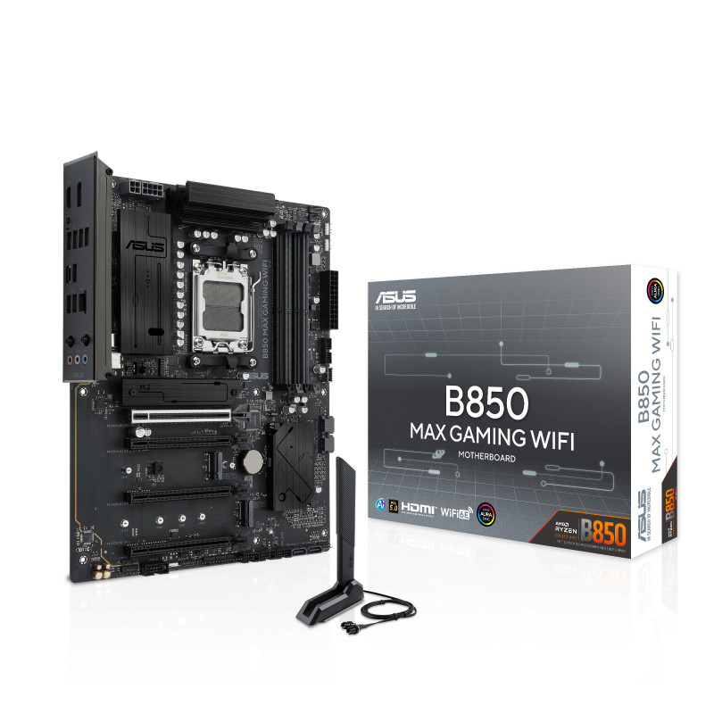 ASUS B850 MAX GAMING WIFI AMD B850 Pistoke AM5 ATX