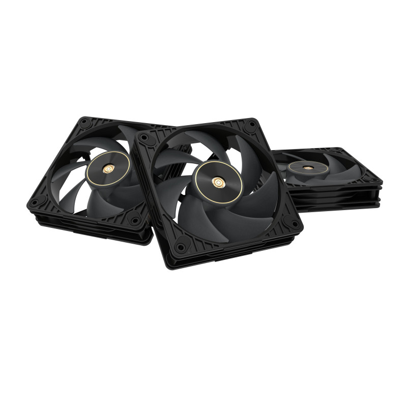 ASUS ProArt PF120 Fan PWM Black 3in1 Tietokonekotelo Tuuletin 12 cm Musta 3 kpl