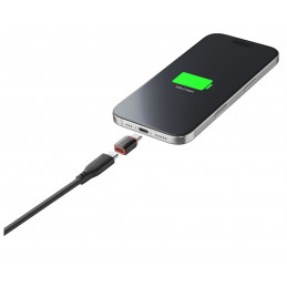 Cellularline ADAPTDATABLOCKC2CK kaapelin sukupuolenvaihtaja USB-C Musta