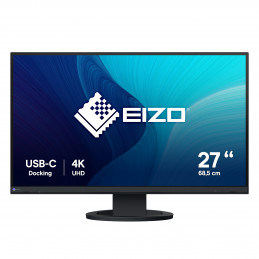 EIZO FlexScan EV2740S-BK tietokoneen litteä näyttö 68,6 cm (27") 3840 x 2160 pikseliä 4K Ultra HD LCD Musta